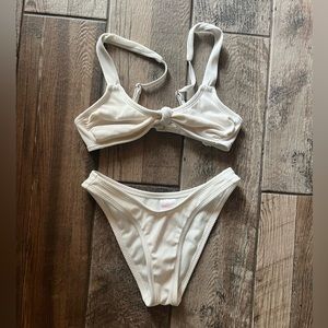 White bikini